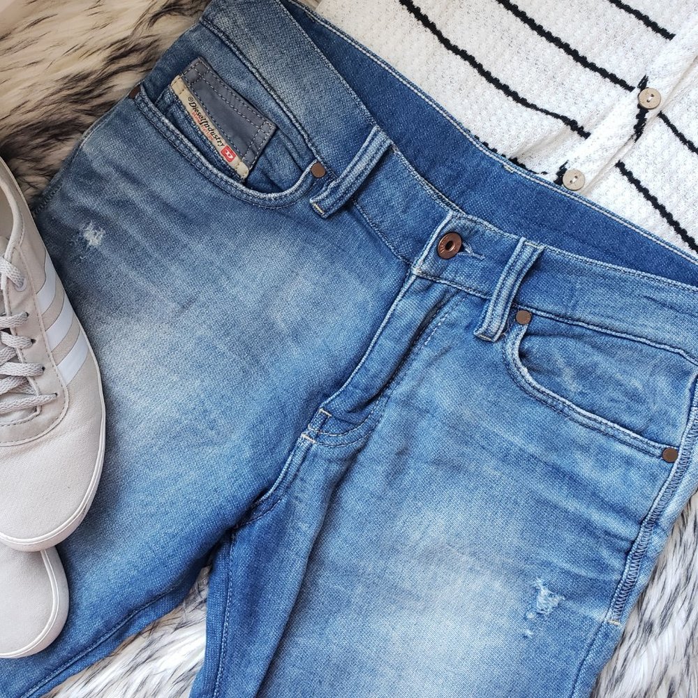 ❤Diesel Stapphy Cotton Jogg Jeans